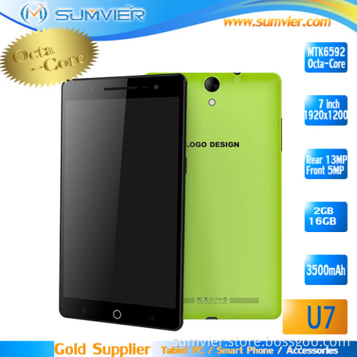7" Octa Core Smart Phone Mtk6592 2g+16g (U7)